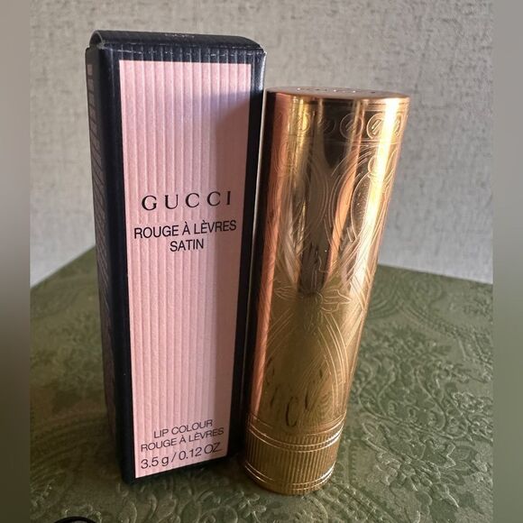 GUCCI ROUGE À LÈVRES SATIN LIPSTICK — JANET RUST 505 - Picture 13 of 17
